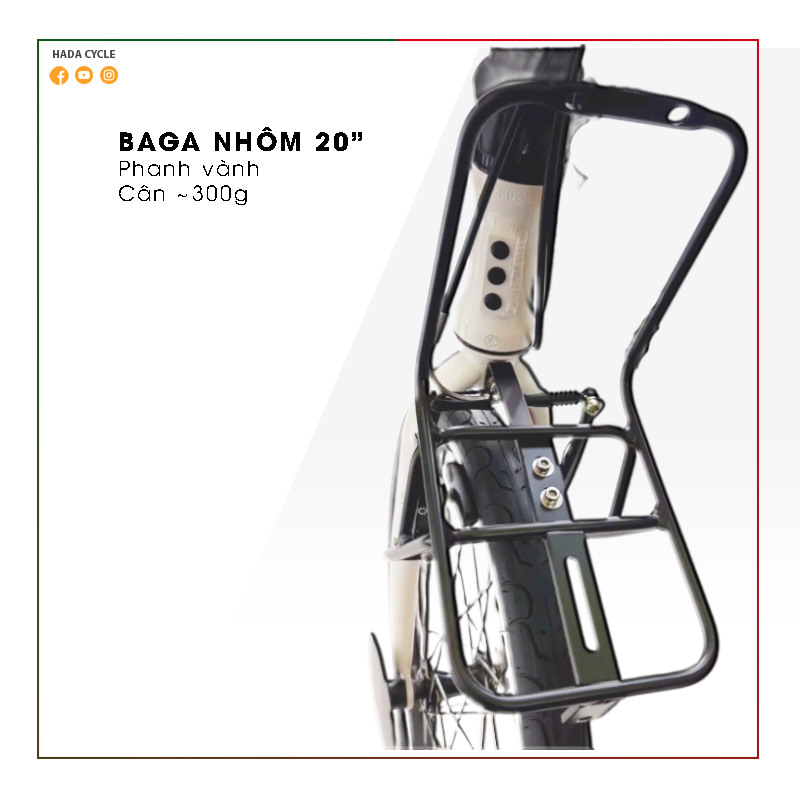 Baga nhôm mở rộng tải trước
