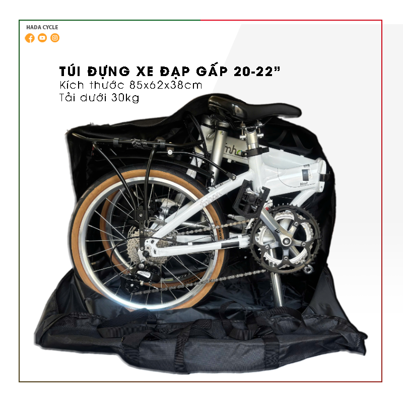 Túi đựng xe đạp gấp 20-22inch
