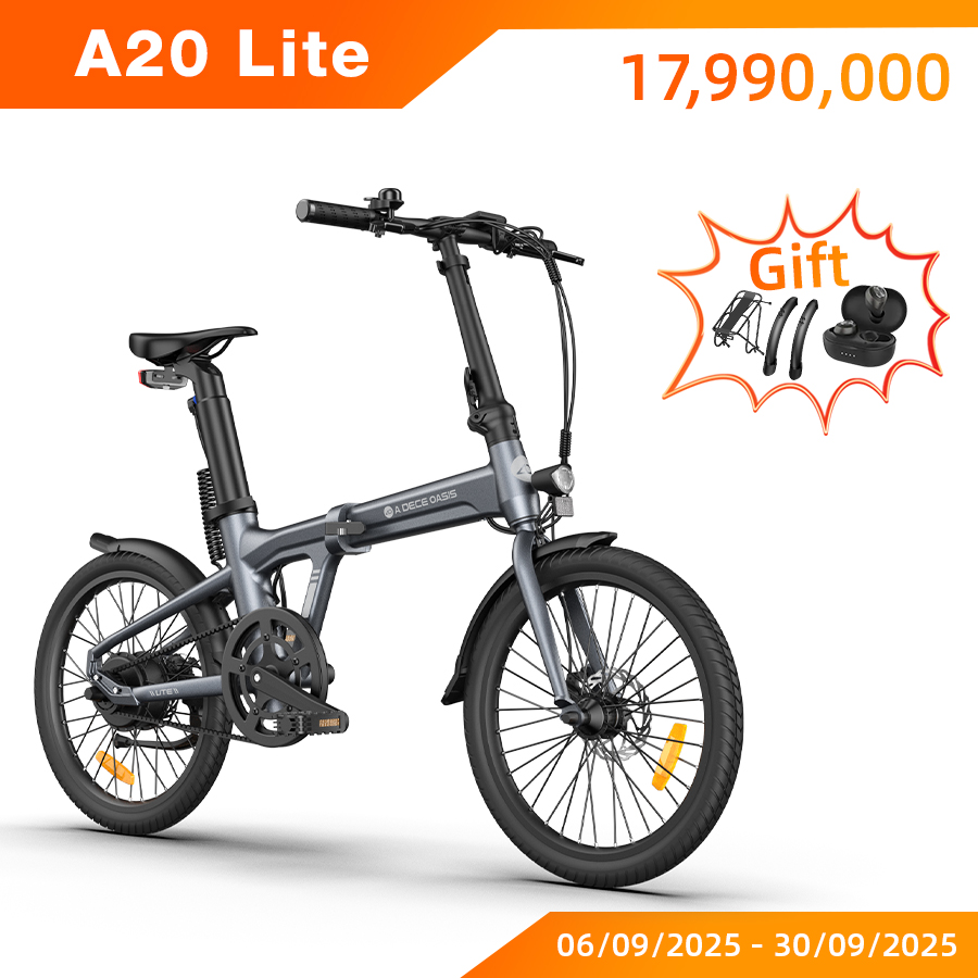 Xe đạp gấp điện trợ lực A20 Lite 20inch