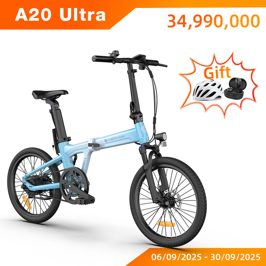Xe đạp gấp điện trợ lực A20 Ultra 20inch