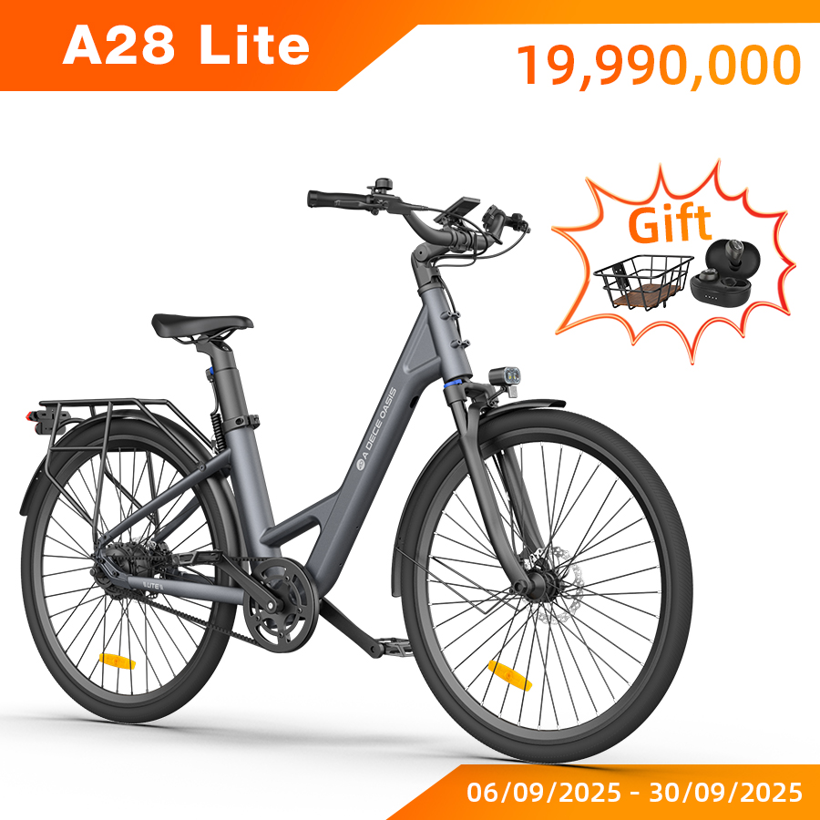 Xe đạp gấp điện trợ lực A28 Lite 26inch