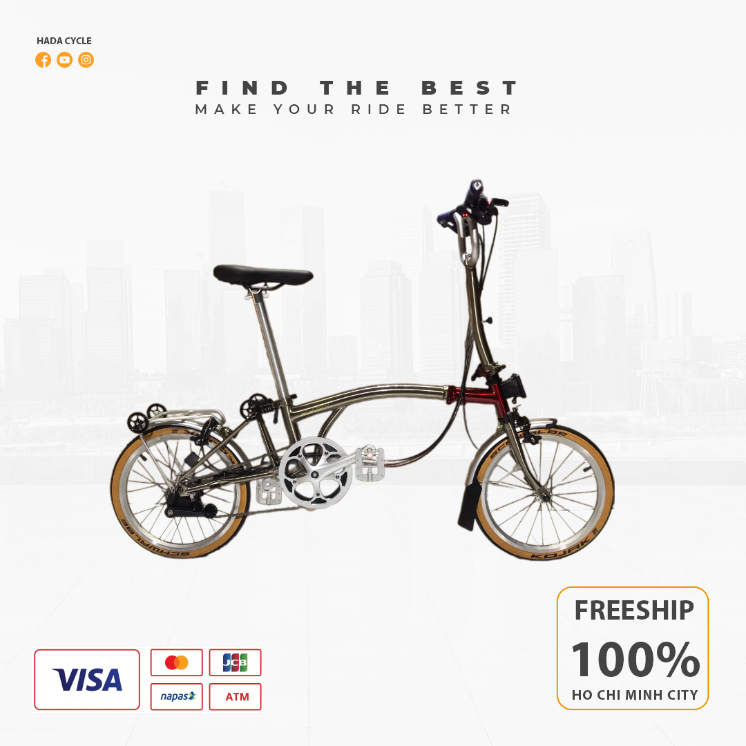 Xe Đạp Gấp LITEPRO BROMPTON 16 inch