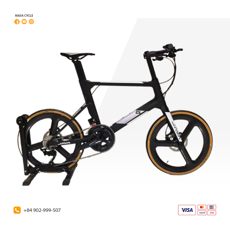 Xe Đạp Mini Velo JAVA CL Carbon 20in