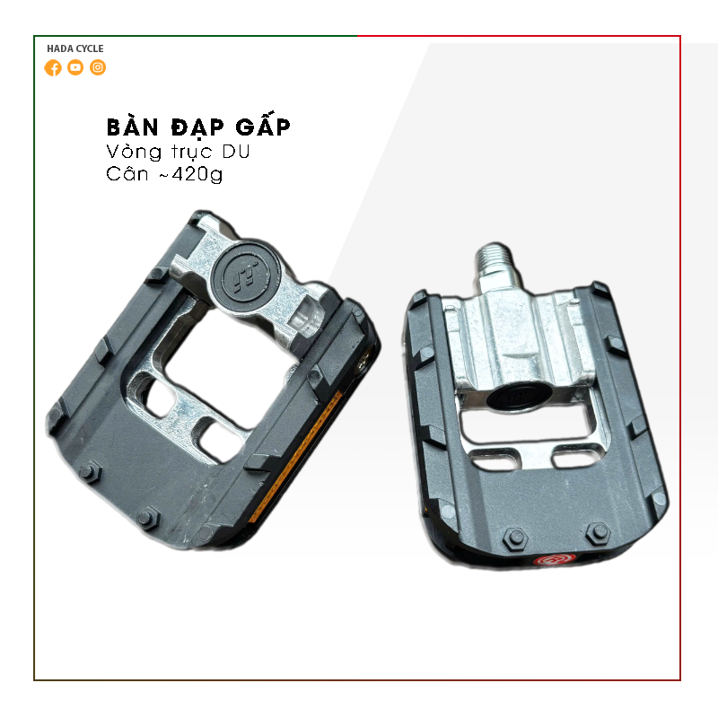 Bàn đạp gấp vòng DU